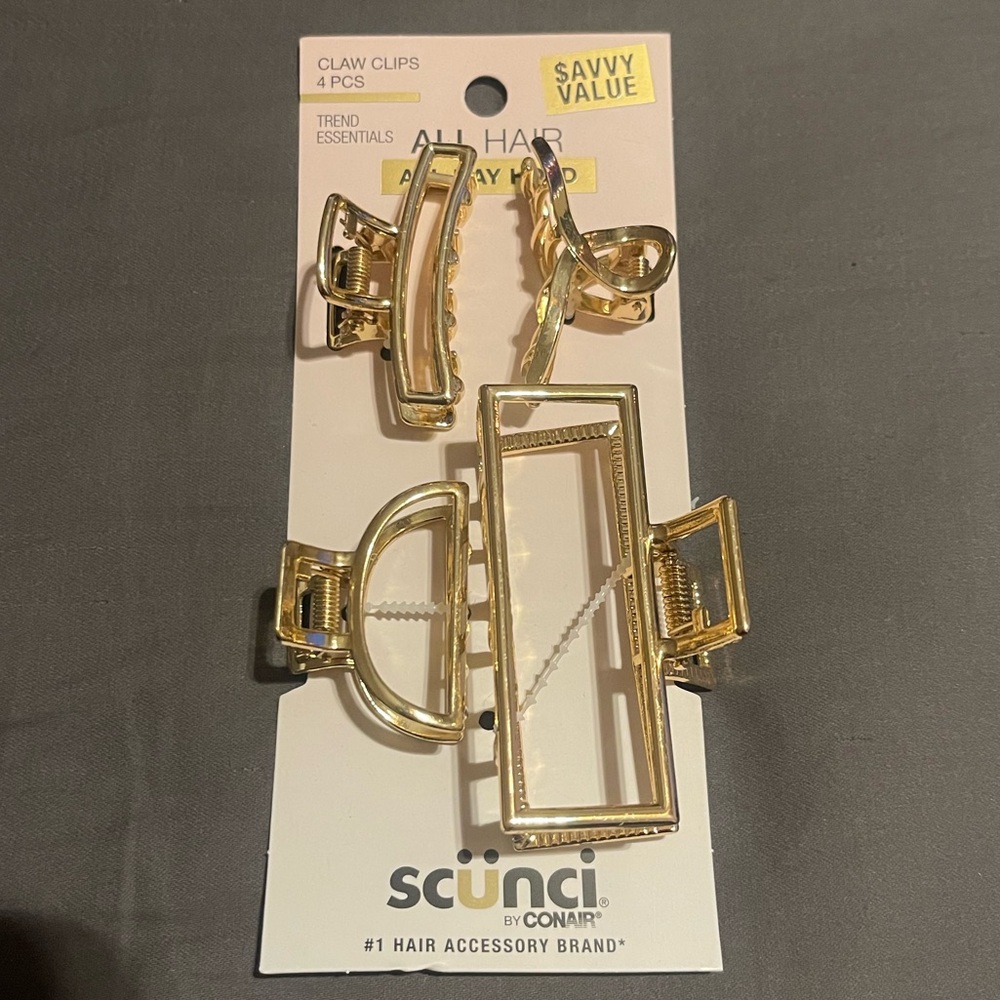 Scunci By Conair Hair Claw Clips